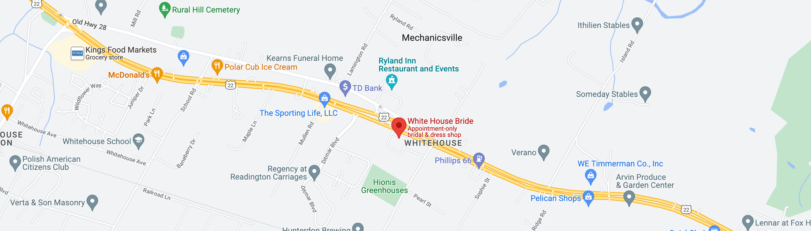 White House Bride location