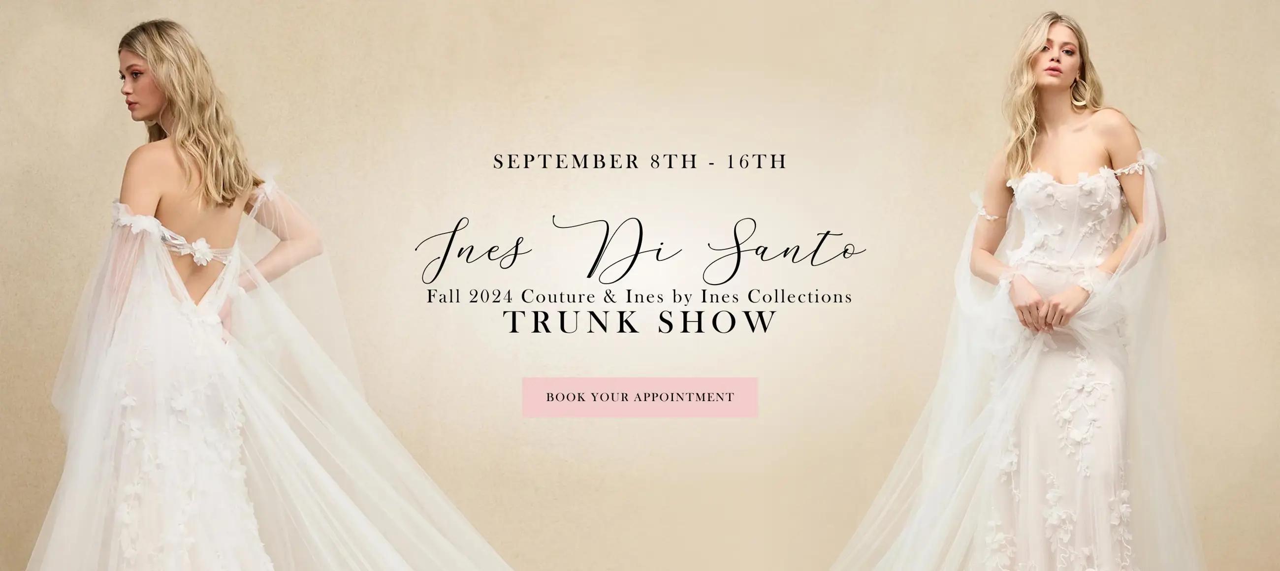 Ines Di Santo - Fall 2024 Couture & Ines by Ines Collections Trunk Show Banner