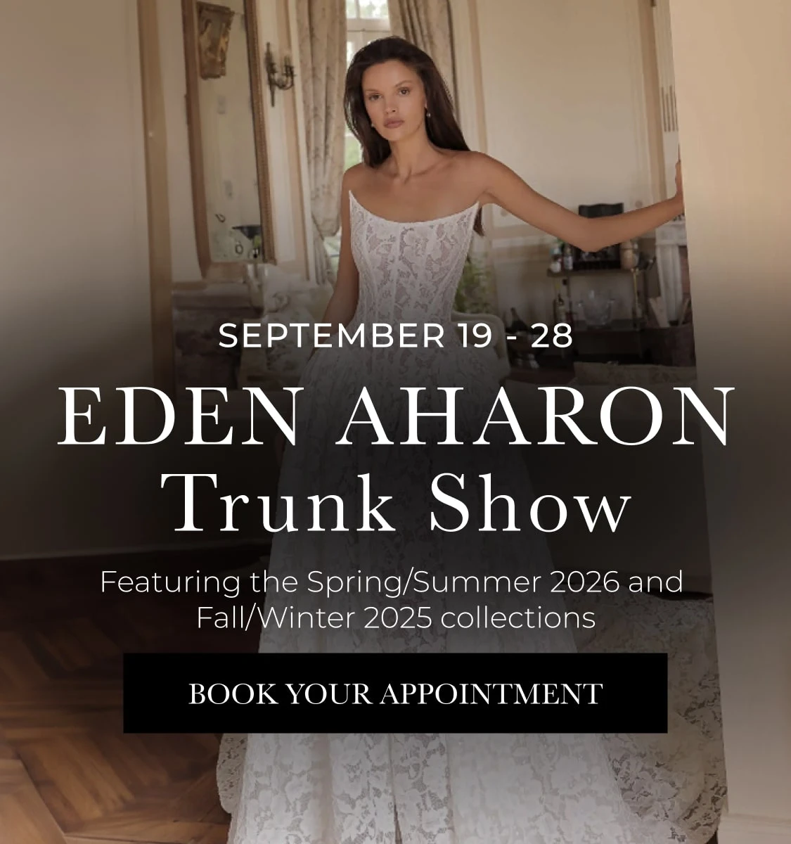 Eden Aharon Trunk Show Mobile Banner