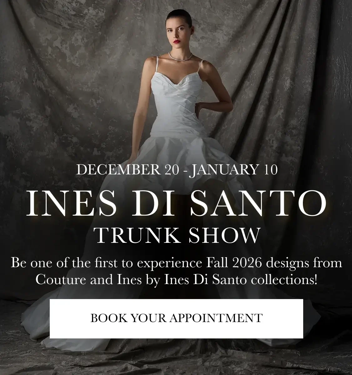 Ines Di Santo Trunk Show Mobile Banner