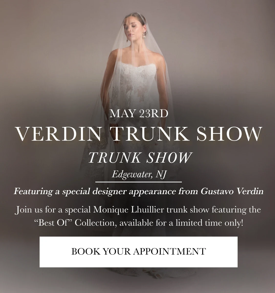 Verdin Trunk Show Banner