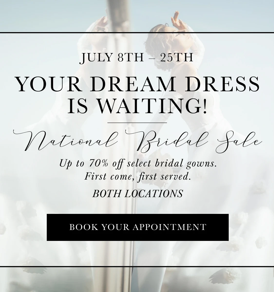National Bridal Sale Banner