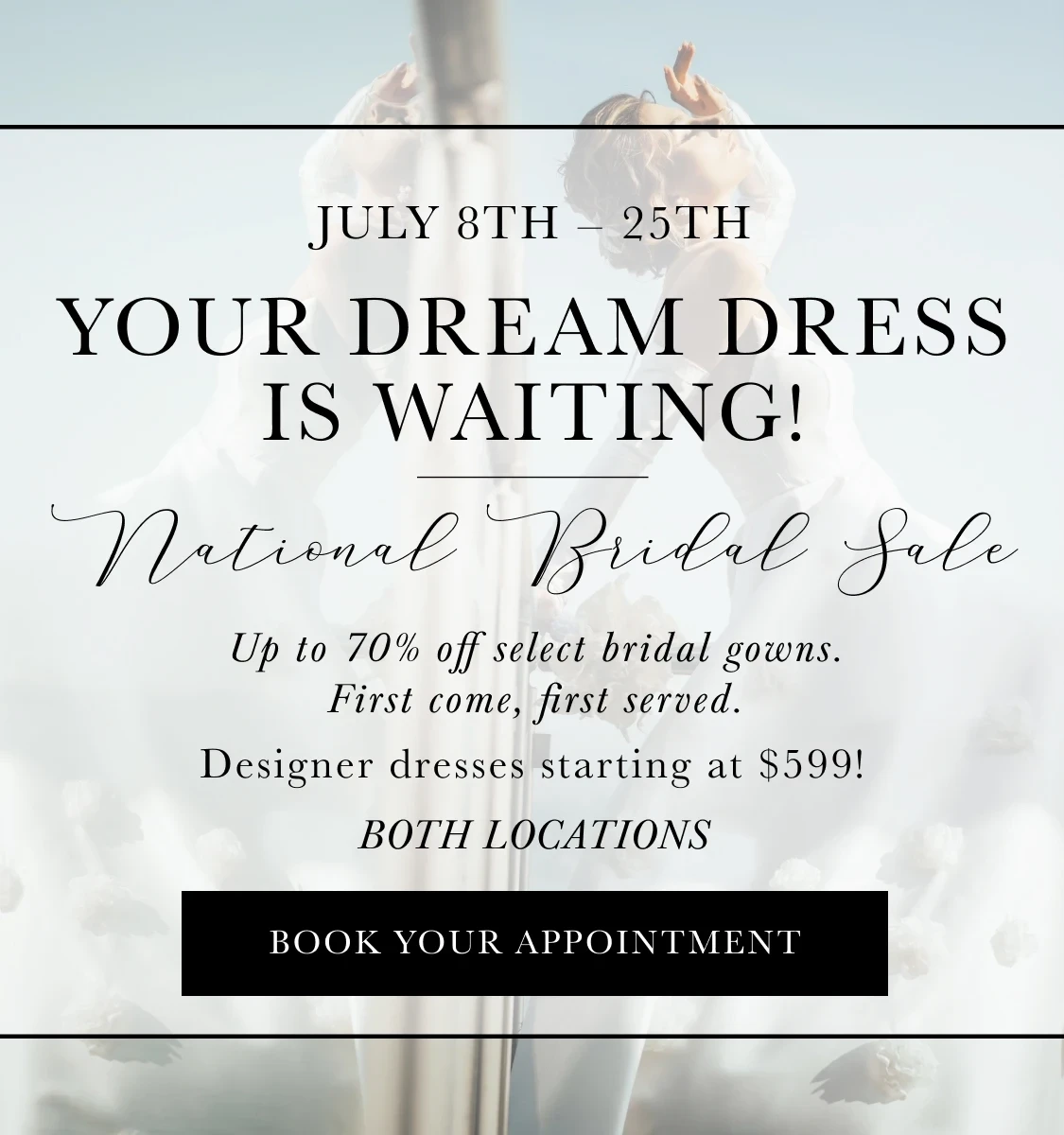National Bridal Sale Banner