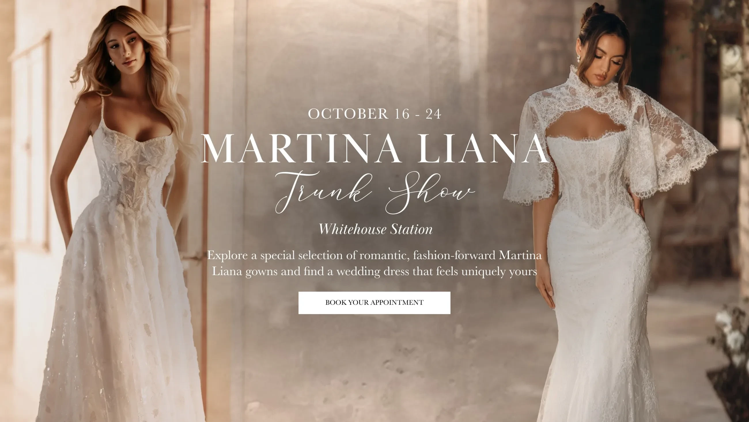 Marina Liana Trunk Show Banner