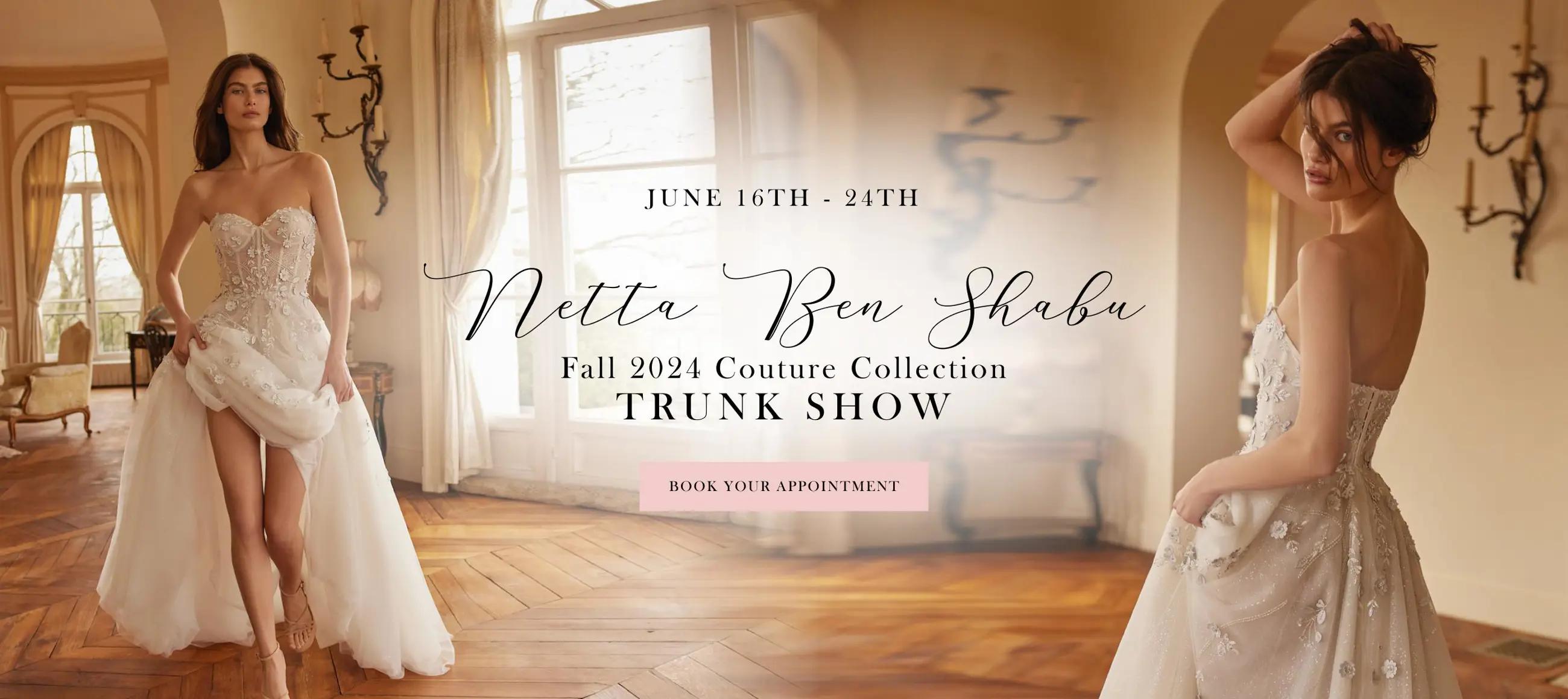 Netta Ben Shabu - Fall 2024 Couture Collection Trunk Show Banner